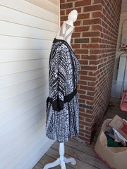 Lane Bryant Black and White patterned short Dress (size 22/24W)