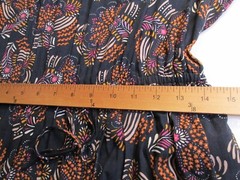 COLLECTIVE CONCEPTS Maxi Dress Women Large Black Floral Peasant Bohemian Prairie