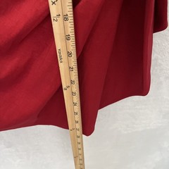 Calvin Klein Womans Mini Dress Red Solid 4 Polyester Blend Tube Top Zip
