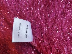 Salty Pink Metallic 60% polyester 20% Acrylic 20% Metallic Dress Women&rsquo;s M A2