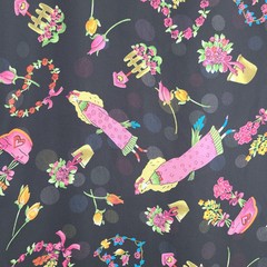 Whimsical Reversible Semi-Sheer Shift Dress Casual Lightweight Unbranded Est Med