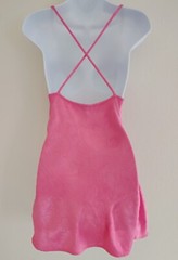 ZARA Jacquard Slip Dress • Pink Animal Print • Open Back • XS • y2k • Baddie •