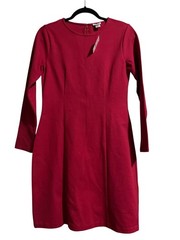 NWT Women&rsquo;s J.Crew Red Long Sleeve Dress Size 6