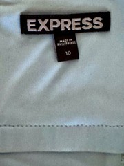 EXPRESS Women’s Light Blue Piped Lace Midi Dress – Size 10