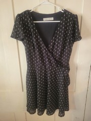 Abercrombie & Fitch Black White Dot Dress Womens Size Small S