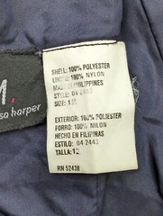 MHM Melissa Harper Dress Womens 12 Blue Sleeveless Back Slit Lined Maxi