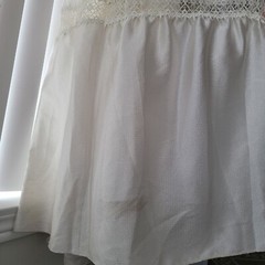 ML Monique Lhuillier Women&rsquo;s V-Neck Long Dress Creme/off White NWT