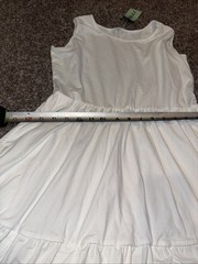 Auselily White Dress Size Large