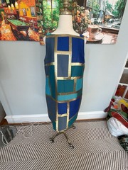 Trina Turk Creosote Metallic Colorblock Mini Shift Dress size 12