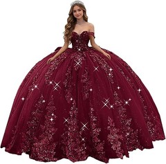 Quinceanera Dresses Sweet 15 / Sweet 16 Ball Gowns 3D Flowers