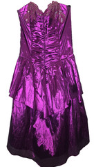 Vintage Jessica McClintock Gunne Sax Y2K Metallic Purple Dress Sz 9 10