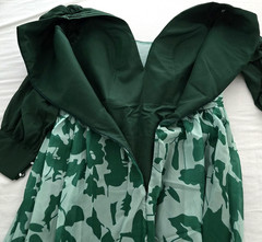 Womens Elegant Chiffon Overlay Long Sleeve Maxi Green Empire Dress New
