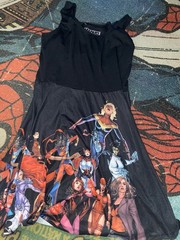 LootCrate Exclusive Marvel Her Universe Dress Female Superheros & Villains Med
