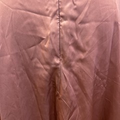 NWT Cinderella Divine Rose Gold Long Sleeve High Slit Gown Dress Sz 10 $162 READ