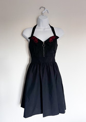NWT Killstar Devil&rsquo;s Darling Halter Neck Dress Women&rsquo;s Small Halter Alternative