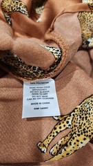 UNIQUE VINTAGE Rust & Leopard Cat Print Swing Dress with POCKETS Size SMALL**NEW