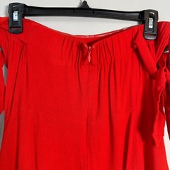 Capulet Giulia Off the Shoulder Mini Dress Womens Small Cherry Red Revolve Party
