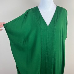 Universal Standard L Cabana Kaftan Crosby Dress Womens 22 24 Green Lagenlook