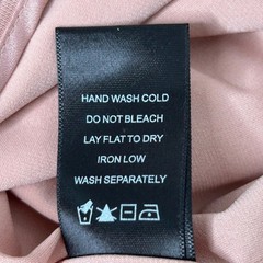 Michael Costello x Revolve Adrian Lace Dress Blush Pink Small