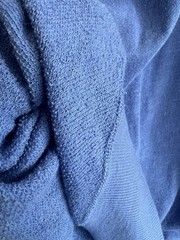 EUC STANDARD JAMES PERSE Raglan Sleeve Blue French Terry Sweatshirt Dress 4 (XL)