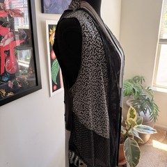 Styles Ever After Handmade Patchwork L Maxi Duster Metallica Art To Wear Unique