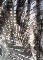Lole Women’s M Black/Gray Abstract Sleeveless Zip Dress Pockets Drawstring
