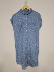 Thread & Supply Women’s Dress Size Small Button-up Fringe