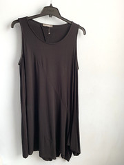 Alembika Essential Little Black Midi Sleeveless Dress Size 6 Israel (16* US)