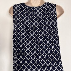 Nautica Tank Dress Women&rsquo;s Medium Sleeveless Shift Knee Length Lightweight