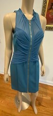 Gianni Versace TULLE MEDUSA DETAIL DRESS IT44. US8