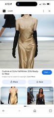 Cushnie et Ochs 100% Silk Beige V-Neck Slip Midi Dress Size 4 Small MSRP ~$1595