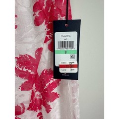 Tommy Hilfiger NWT Women’s Floral A-Line Sleeveless Pink/White Dress size 8
