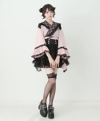 BULK BUY Heart Lace Ruffle Sailor Mini Yukata Jirai New