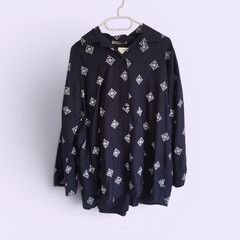 Navy Blue Embroidered Shirt from Vero Moda With Trousers