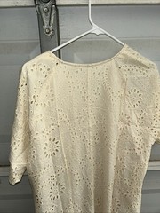 Unbranded Women’s Size Large Beige Sundress Short Sleeves NWT