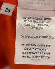 Essential Antwerp Women’s 36 US 4 Vayen Dot Knot Silk Midi Dress In Orange$495