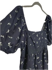NWT Celebrity Pink Floral Blue Mini Dress Size Large Fully Lined NEW