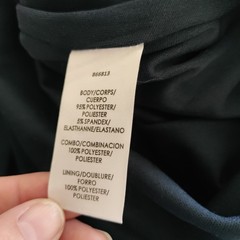 JS Collections Bow Detail Midi Dress Navy Blue Mesh Top Size 10 NWT