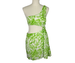 NEW For Love & Lemons Devon Mini Dress Large Cut Out Y2K One Shoulder Sexy $198