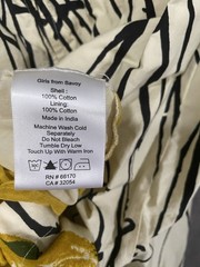 Anthropologie Girls from Savoy Halter Dress Sz 12 Floral Cotton A-Line Cotton