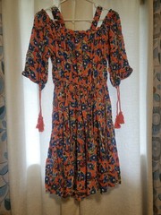 Sm Womans Coral Flower Dress