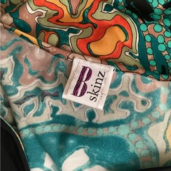 B SKINZ Dress Sz M NWOT Multicolor SPF golf activewear tennis v-neck