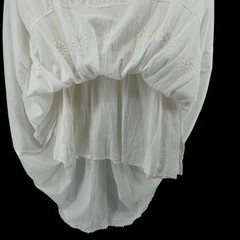 Talisman Dress Cream Fredrico Loose Fit Cotton S/M Boho Ethereal Cottagecore