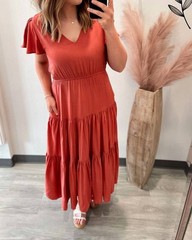 Wishlist Tiered Midi Dress Size S