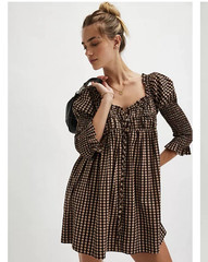 Free People Star Dip Mini Dress Size S would fit a M Sold out New