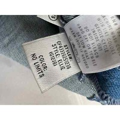 GRLFRND Ellie Denim One Shoulder Mini Dress in No Limits NEW Size XS