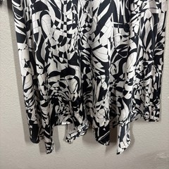 Future Collective Medium Kahlana Barfield Brown Midi Dress White Black Marble