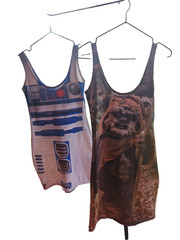 Black Milk Star Wars Body con dress set – Ewoke and R2D2 size small