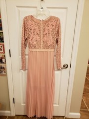 Available by Angela Fashion Dress Pink Floor Length Large Worn Once