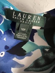 NWT Ralph Lauren Machine Washable Dress Size 16 petite